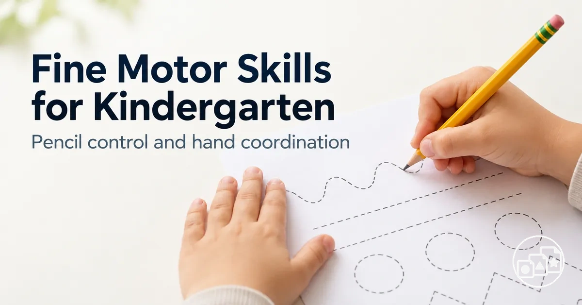 Fine motor readiness activities supporting pencil control and hand coordination