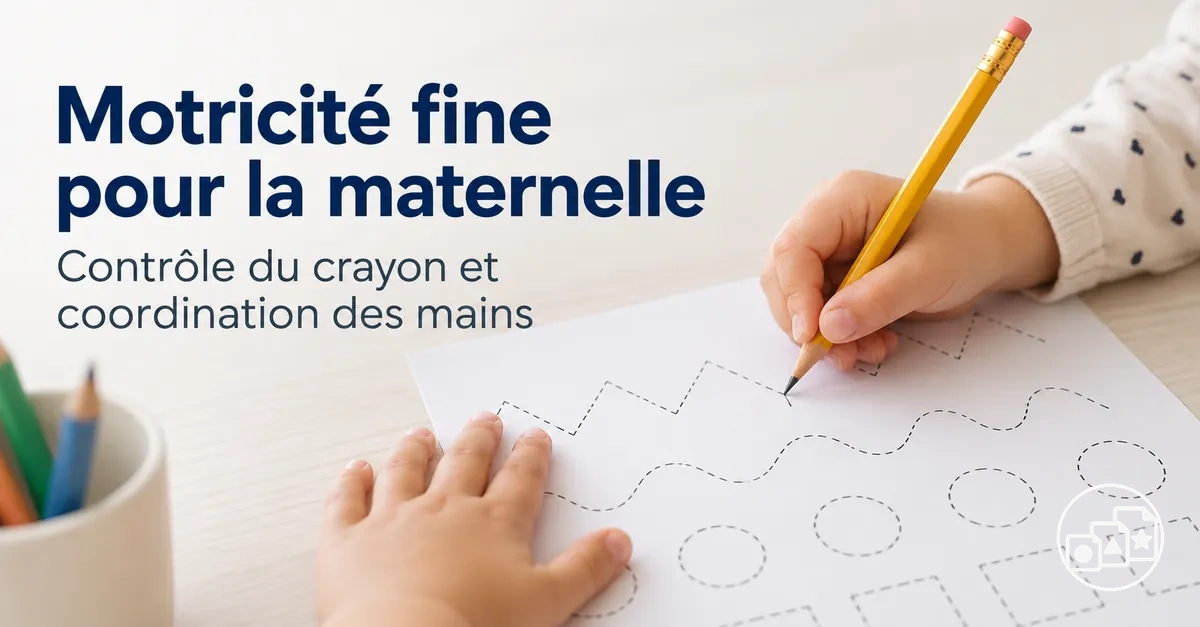 Activités de motricité fine favorisant le contrôle du crayon et la coordination des mains